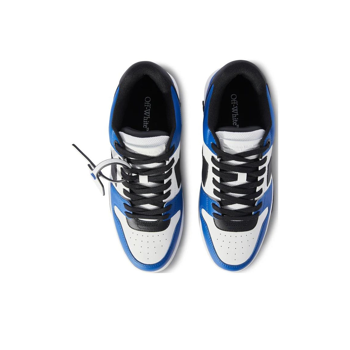 OFF WHITE Out Of Office Ooo Low Tops Navy Blue White Blue