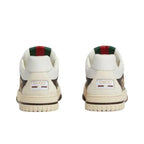 GUCCI RE WEB LOW TOP SKATEBOARD SHOES WOMEN'S BROWN