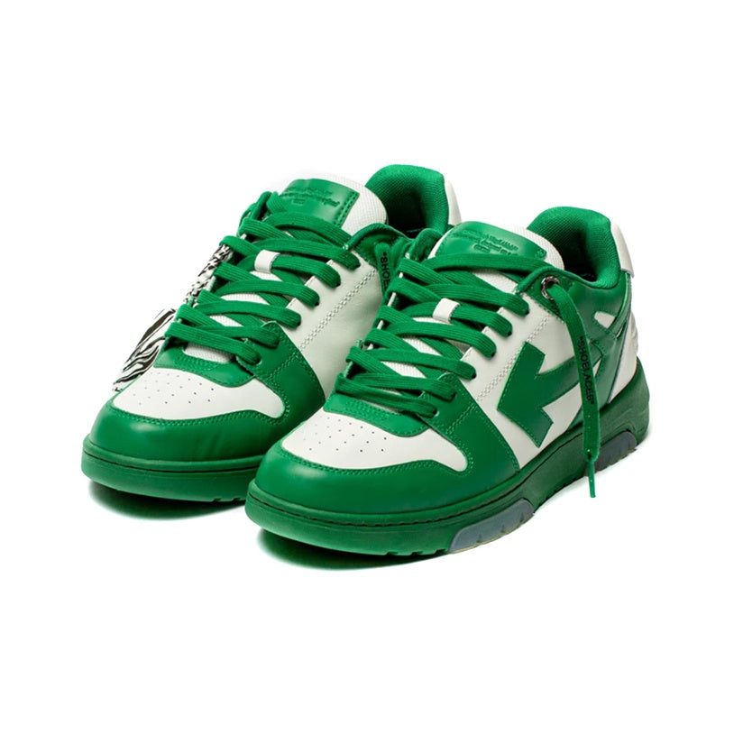 OFF WHITE Out Of Office Low Top Green Dirty White