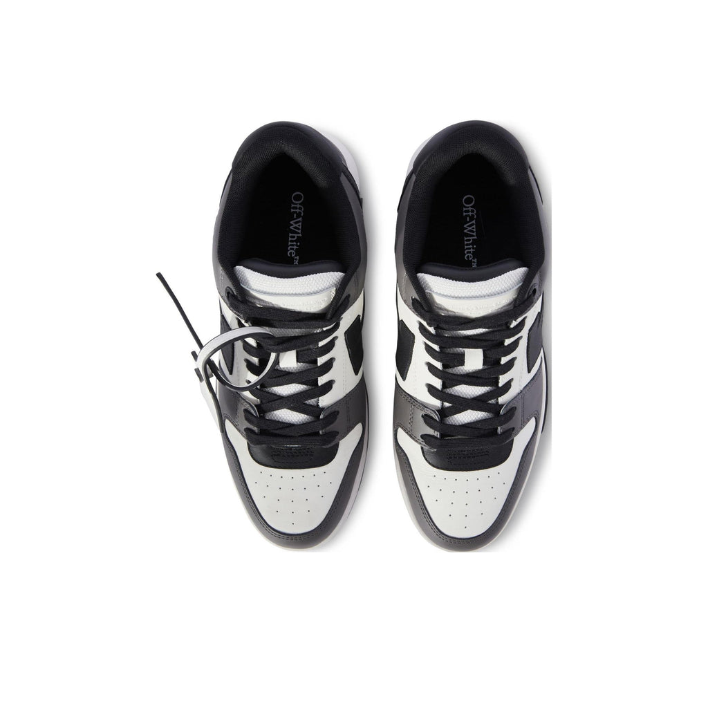 OFF WHITE Out Of Office Ooo Low Tops Dark Gray Black