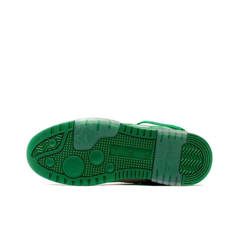 OFF WHITE Out Of Office Low Top Green Dirty White