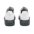 ALEXANDER MCQUEEN OVERSIZED SNEAKER WHITE GREEN SOLE