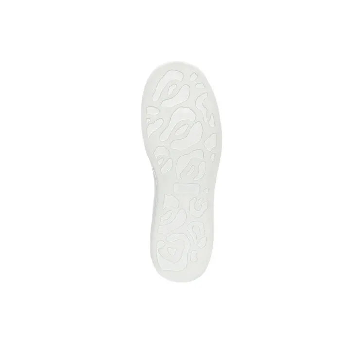 ALEXANDER MCQUEEN OVERSIZED WHITE FOREST GREEN EMBOSSED CROCO