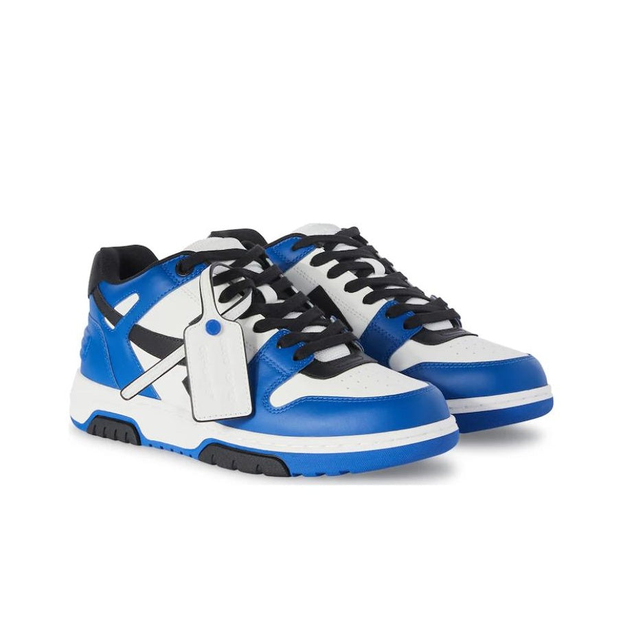 OFF WHITE Out Of Office Ooo Low Tops Navy Blue White Blue