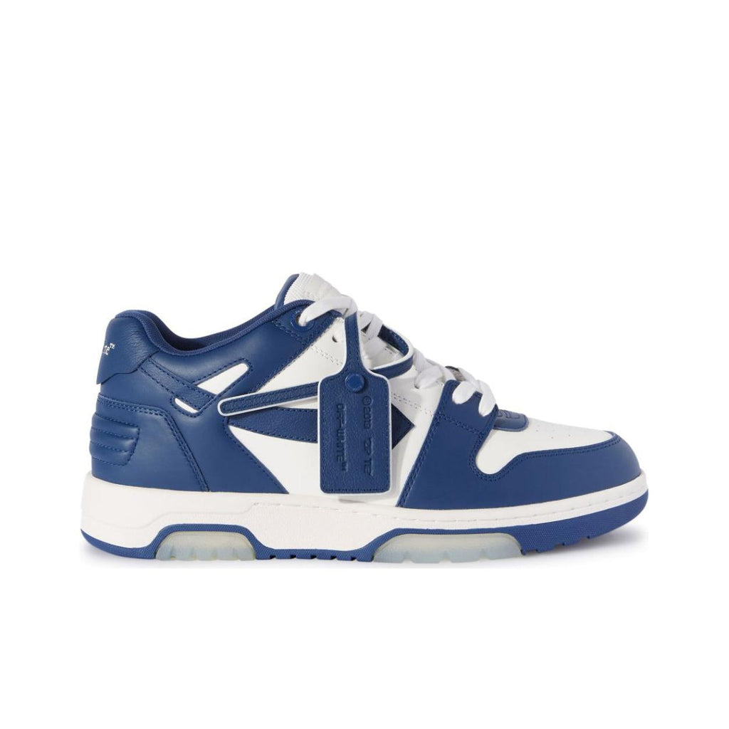 OFF WHITE Out Of Office Ooo Low Tops White Royal Blue