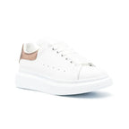 ALEXANDER MCQUEEN OVERSIZED WHITE ROSE GOLD WOMEN'S