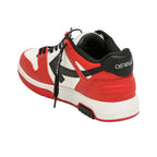 OFF WHITE Out Of Office Low Top Casual Shoes Men's Red