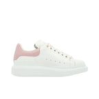 ALEXANDER MCQUEEN OVERSIZED LARRY LEATHER SNEAKERS 'WHITE PINK' WOMEN'S