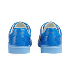 GUCCI ACE 'GG CRYSTAL CANVAS BLUE'