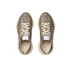 GUCCI Women's 100 Rhyton Sneaker 'Beige Monogram' Women's