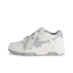 OFF WHITE Out Of Office Leather Sneakers 'Grey White'