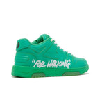 OFF-WHITE Out Of Office Ooo 'For Walking' Low Tops Green